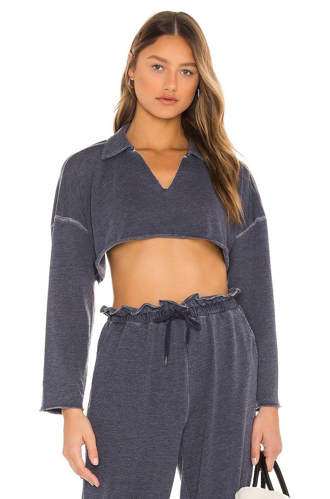 NEW Size S 525 Distressed Tiny Polo in Ink REVOLVE MSRP $78